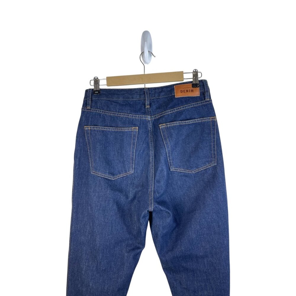 Sézane Womens Brut Sexy Slim-Fit Denim Jeans High-Waisted Size 30 Blue - Picture 10 of 16